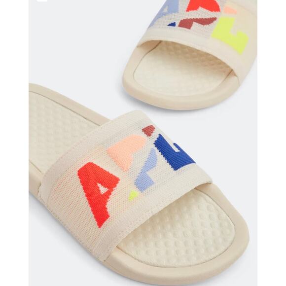 APL Other - New APL techloom pristine neon blocked slides sandals size 9